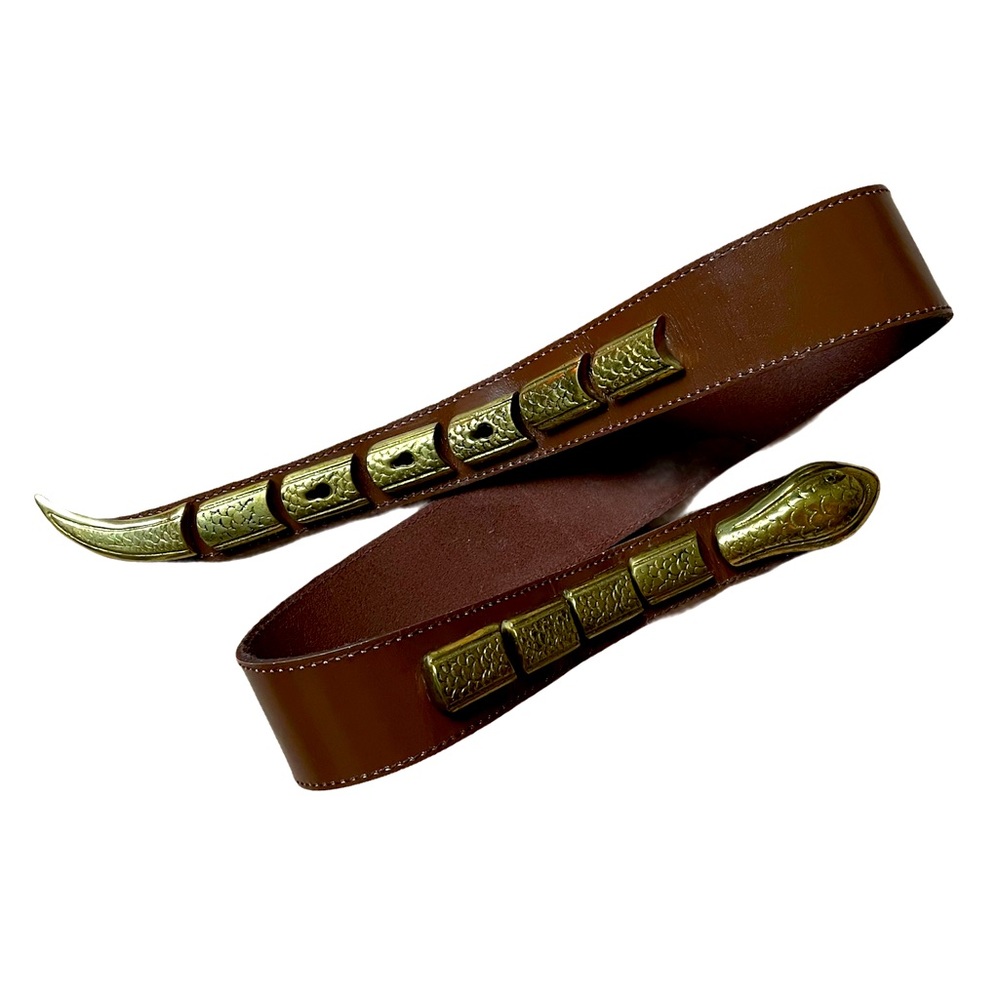Vintage Snake Leather Belt